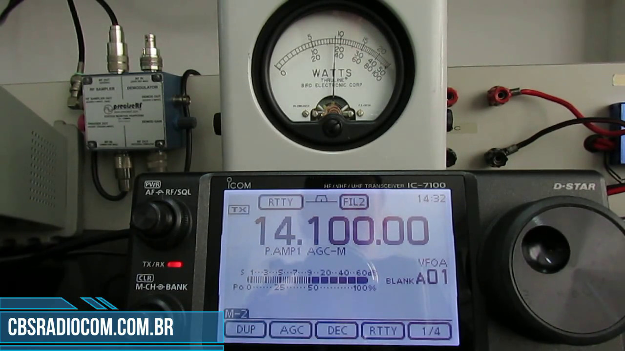 Icom IC-7100 Nova Modificação do ALC.