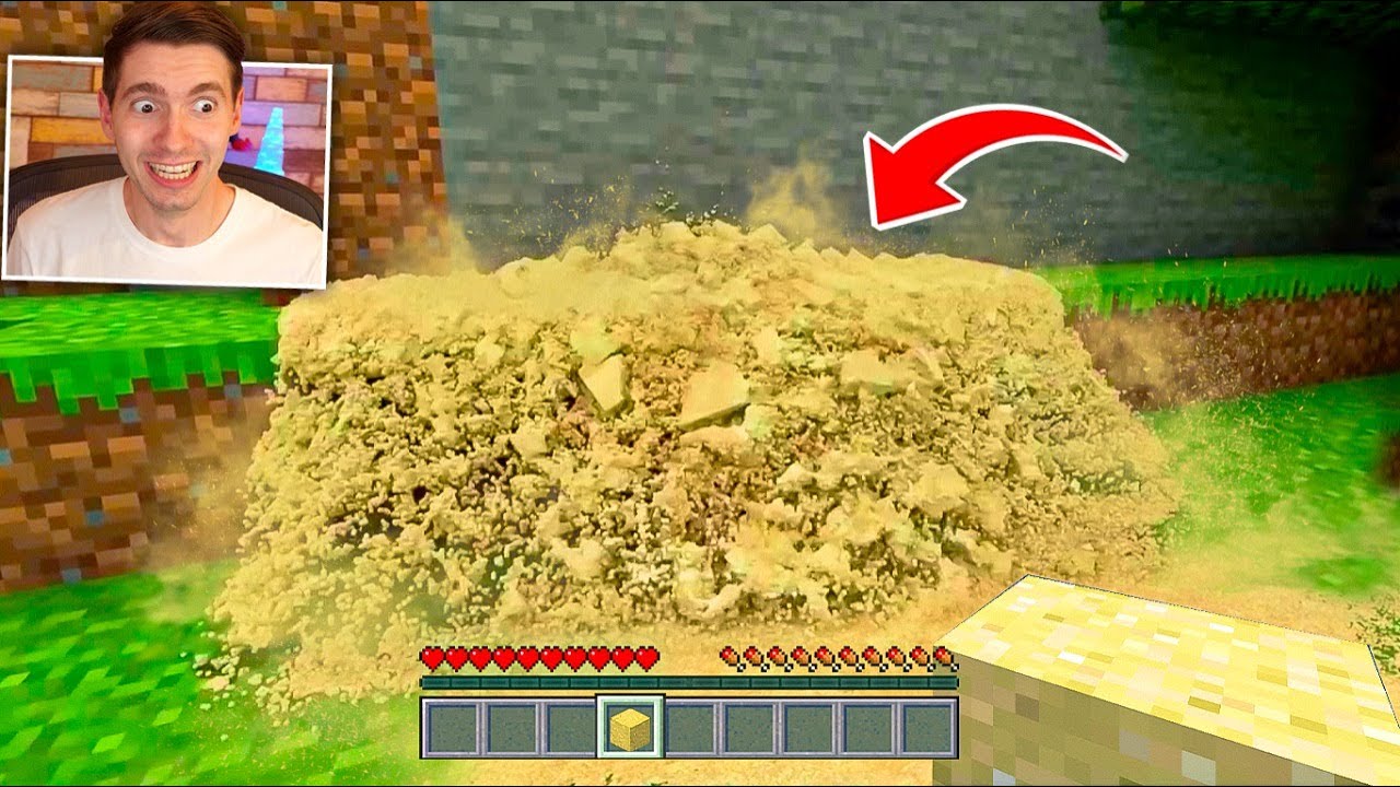 A AREIA mais REALISTA DO MINECRAFT!!! (INCRIVEL)