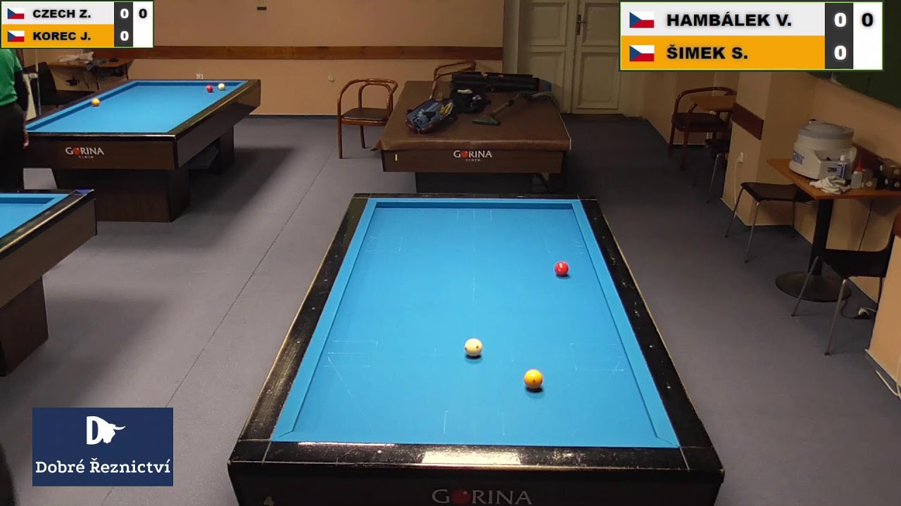 Czech league | 3-cushion | 1st class | 7th round | František Stehlík v Stanislav Šimek