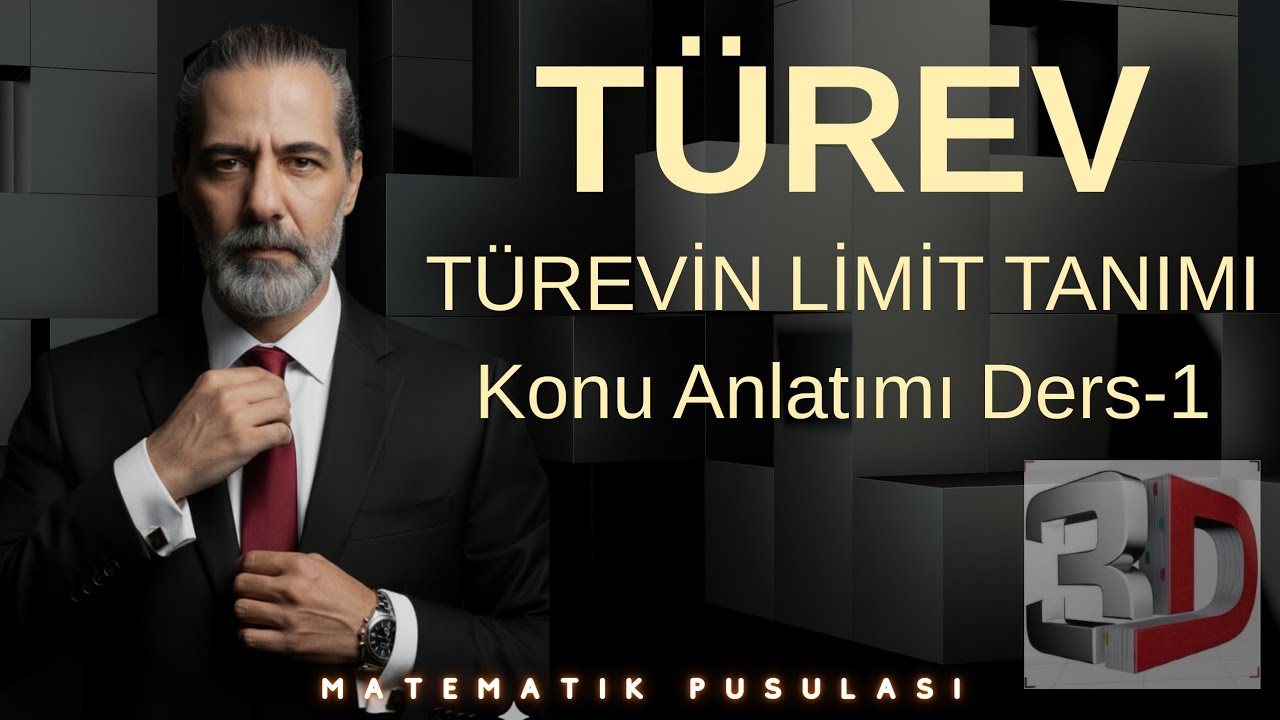 3D YAYINLARI VDD AYT MATEMATİK TÜREV KONU ANLATIMI DERS 1(TÜREV İN LİMİT TANIMI)
