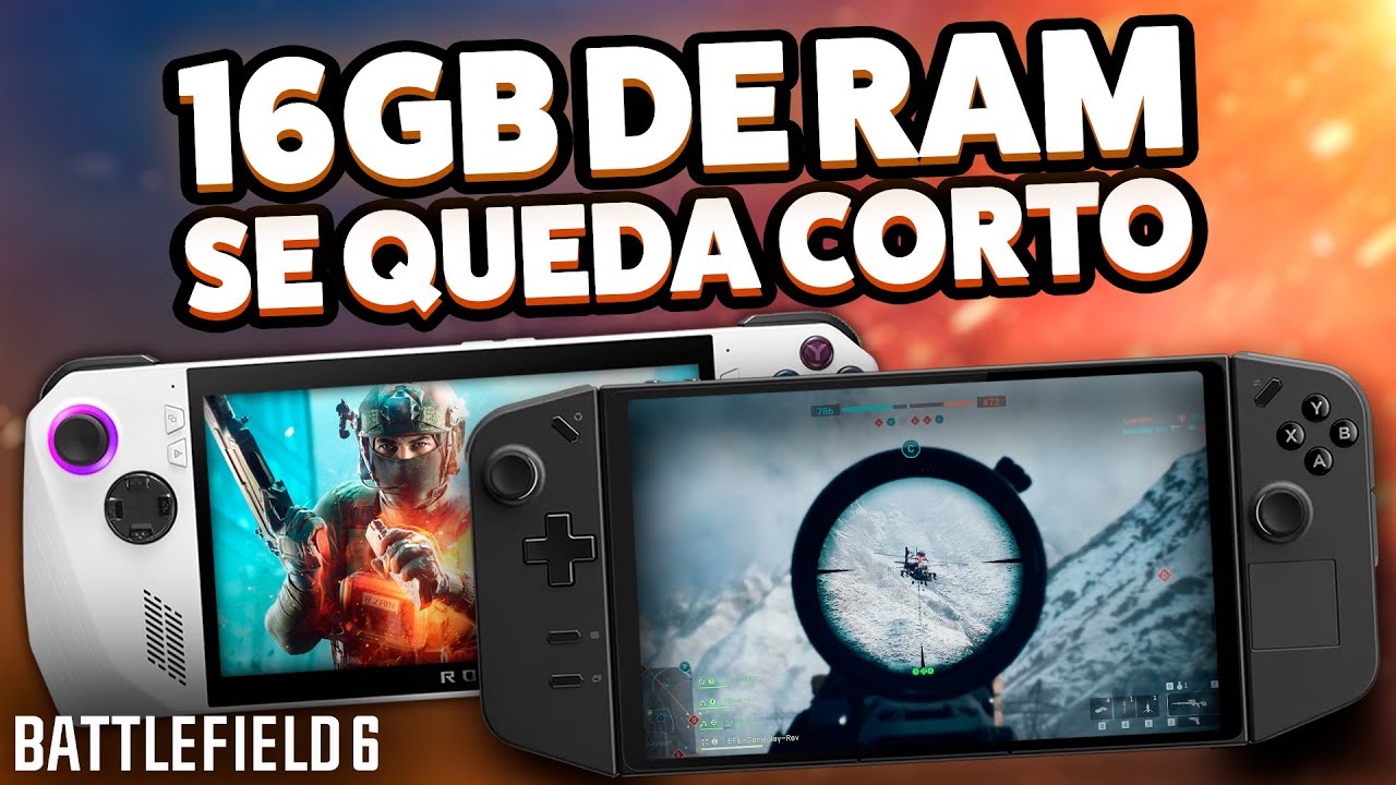 BATTLEFIELD 6 en Legion Go y ROG Ally - 16GB de RAM puede no ser suficiente 🙌