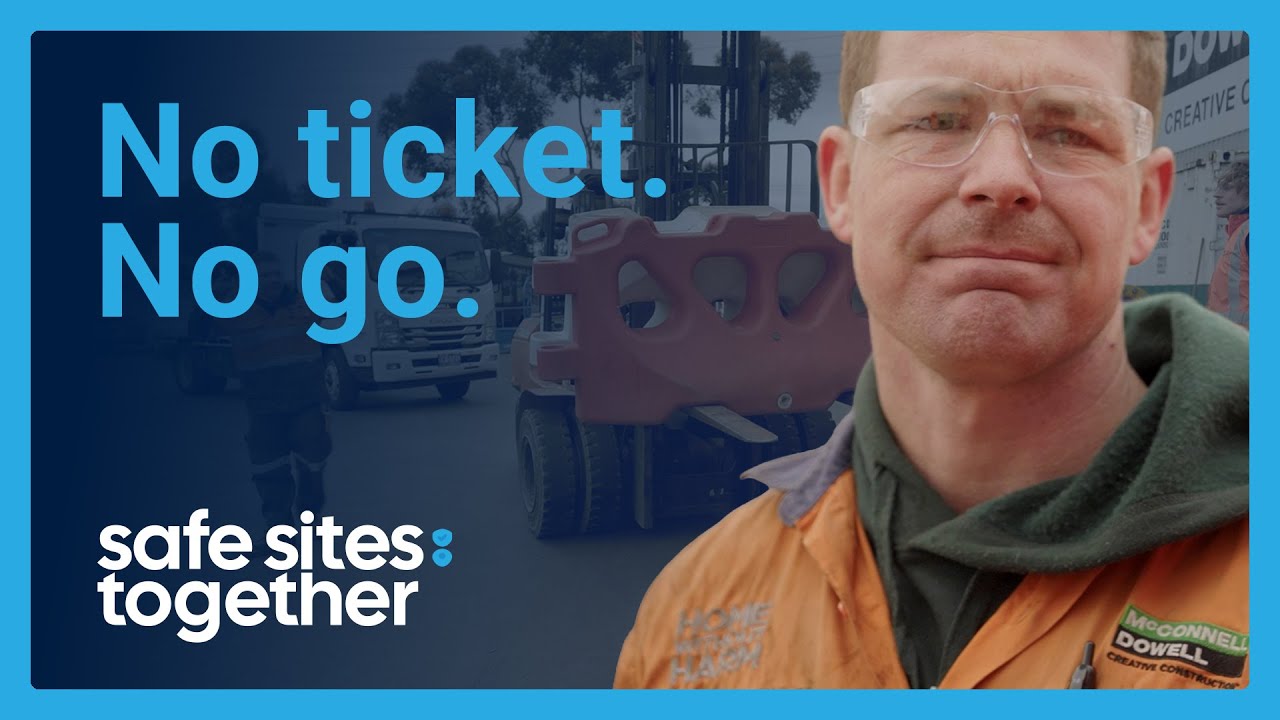 No ticket. No go.