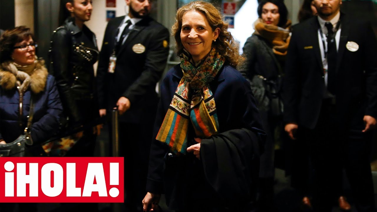 La REACCI&Oacute;N de la infanta Elena al preguntarle sobre el v&iacute;deo de las REINAS LETIZIA Y SOFIA