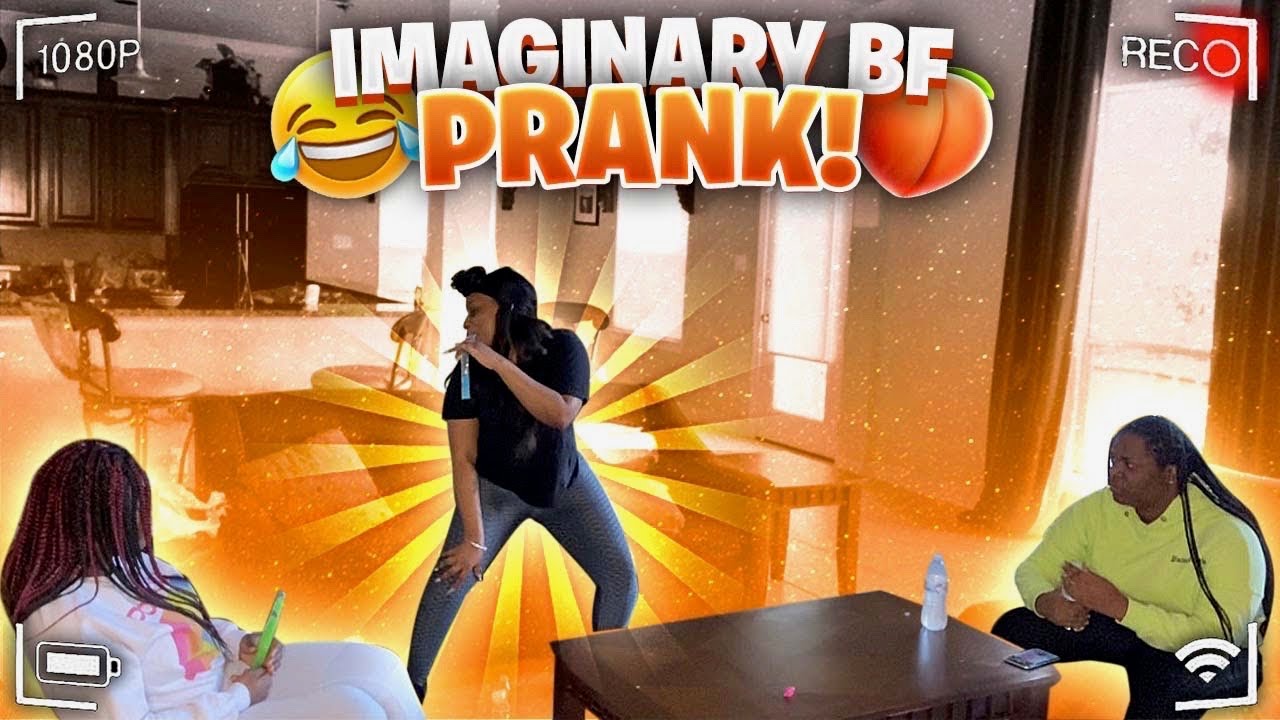 IMAGINARY BOYFRIEND PRANK ON BINKS AND TAKEEYA ( HILARIOUS 🤣 )