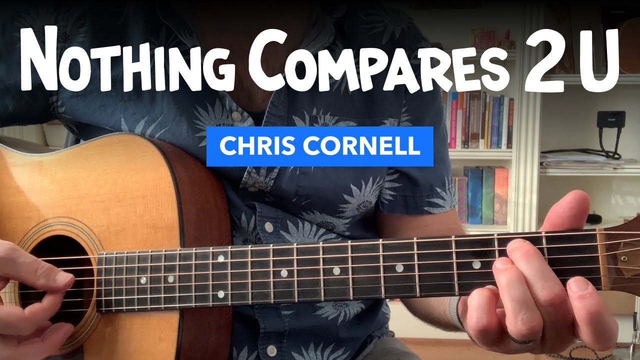🎸 Nothing Compares 2 U • Guitar lesson w/ lyrics & chords (Chris Cornell / Prince)
