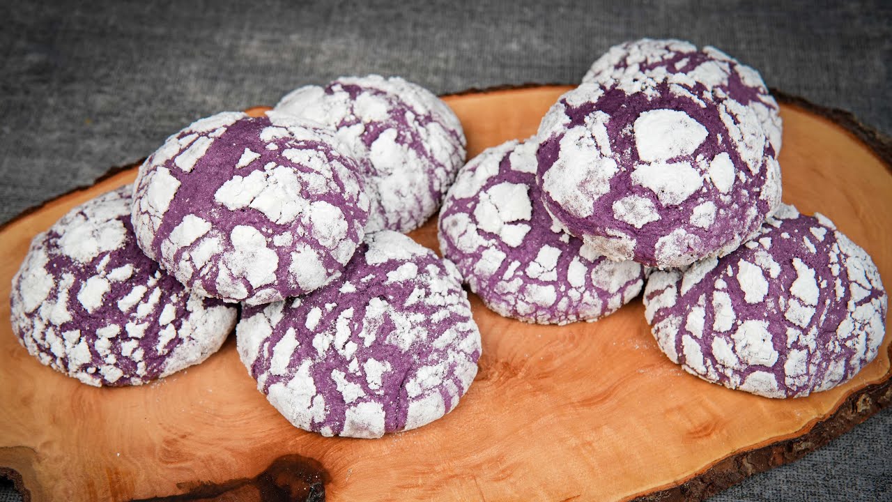 Easy Ube Crinkle Cookies Recipe: Soft, Chewy, and Irresistible! |  How to Make Ube Crinkle Cookies