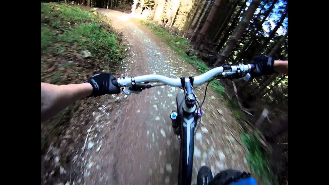 Coed-Llandegla Black Route Jump Sections 2011 GoPro HD