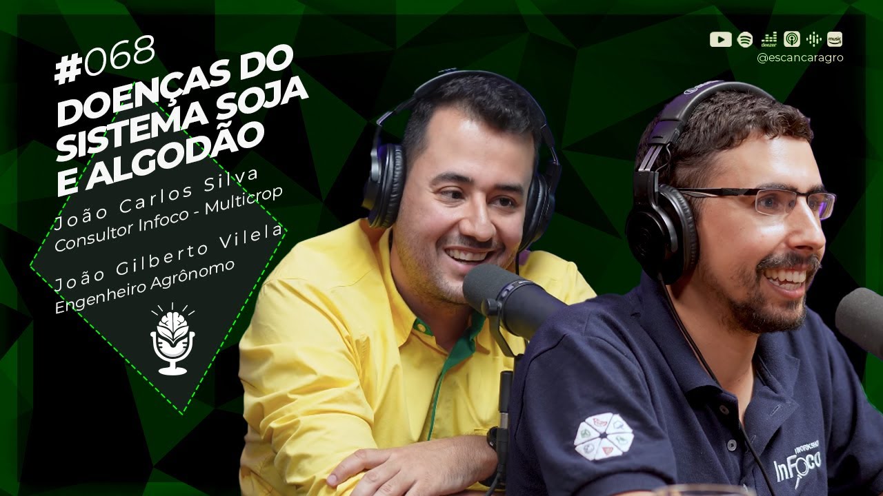 Doenças do sistema soja e algodão! Com João Carlos e João Gilberto! 🟢 #068
