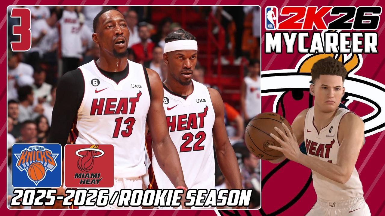 New York Knicks vs Miami Heat - NBA 2k26 MyCareer Mode Part 3 (2/15/2026)