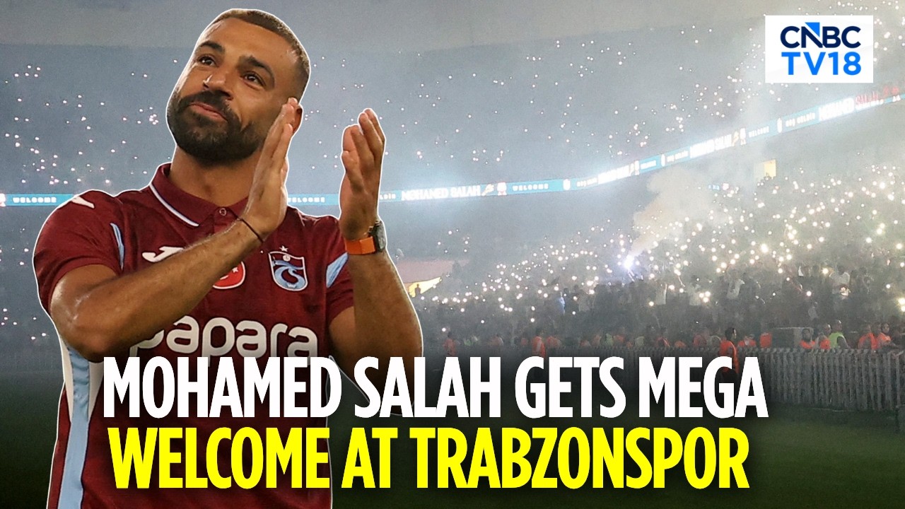 Kapitan Egiptu Mohamed Salah zaprezentowany przez Trabzonspor | Ceremonia podpisania kontraktu w ...