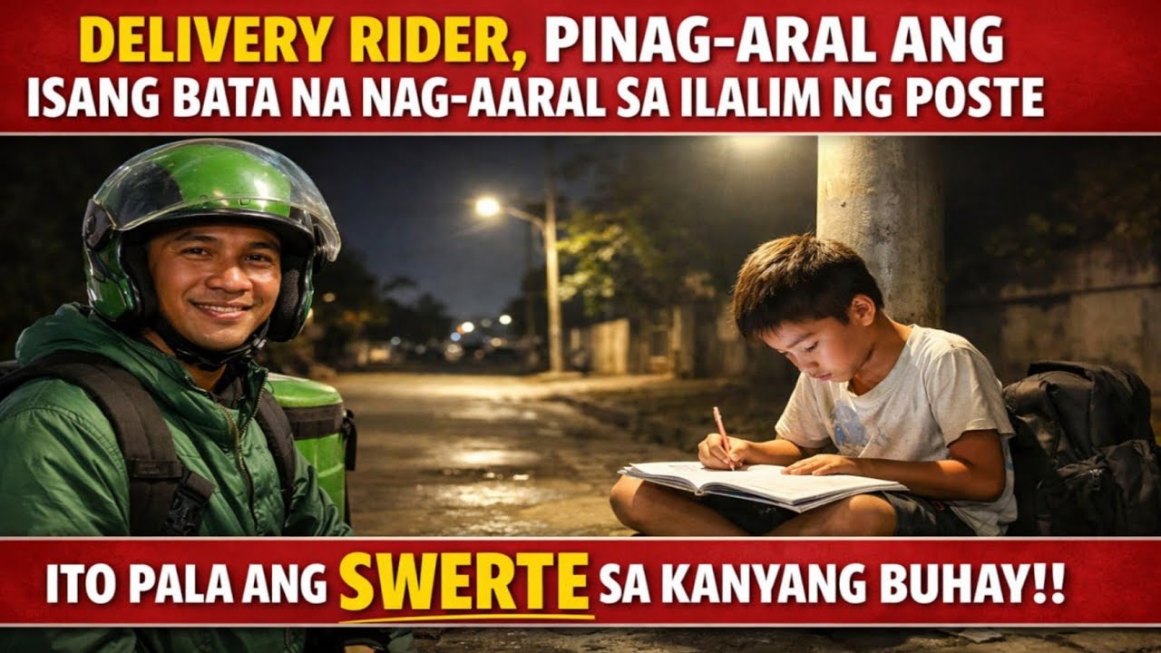 BATANG, NAG-AARAL SA ILALIM NG POSTE PINAG-ARAL NG RIDER!! | Billionaire CEO | Bilyonaryo Story