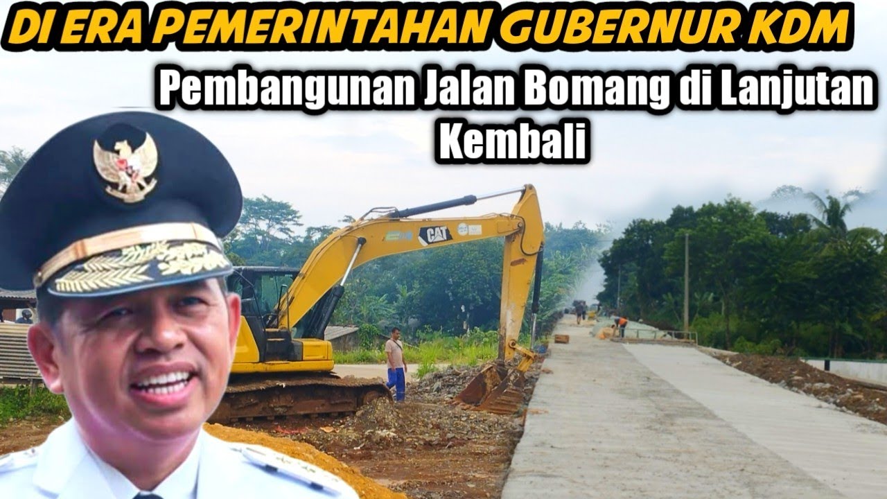 AFTER STALLING, CONSTRUCTION IS RESUME‼️Jl Raya Bomang directly leads to the Cibinong Regional Go...