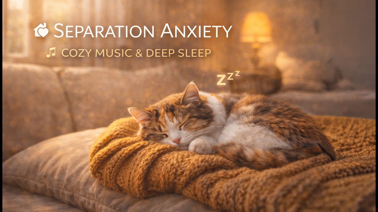 Cozy Music for Cat Separation Anxiety 🌿 Relaxing Sounds for Healing Insomnia & Deep Sleep 💤