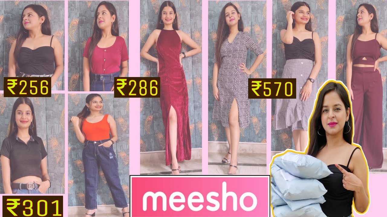MEESHO Haul at *Cheapest price*|from₹256|tshirt,top,dress, skirt,jeans,coord set|Meesho western wear