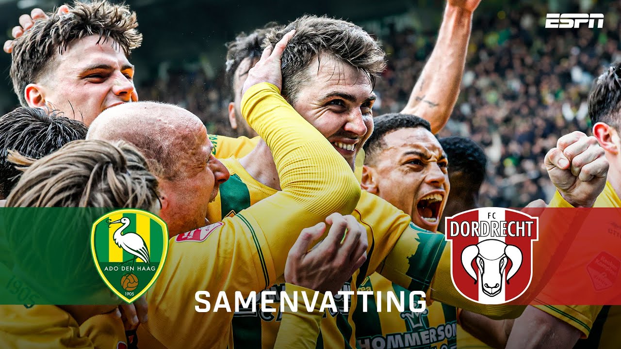 CRUCIALE STRAFSCHOP in de BLESSURETIJD 🅿️😮 | Samenvatting ADO Den Haag - FC Dordrecht