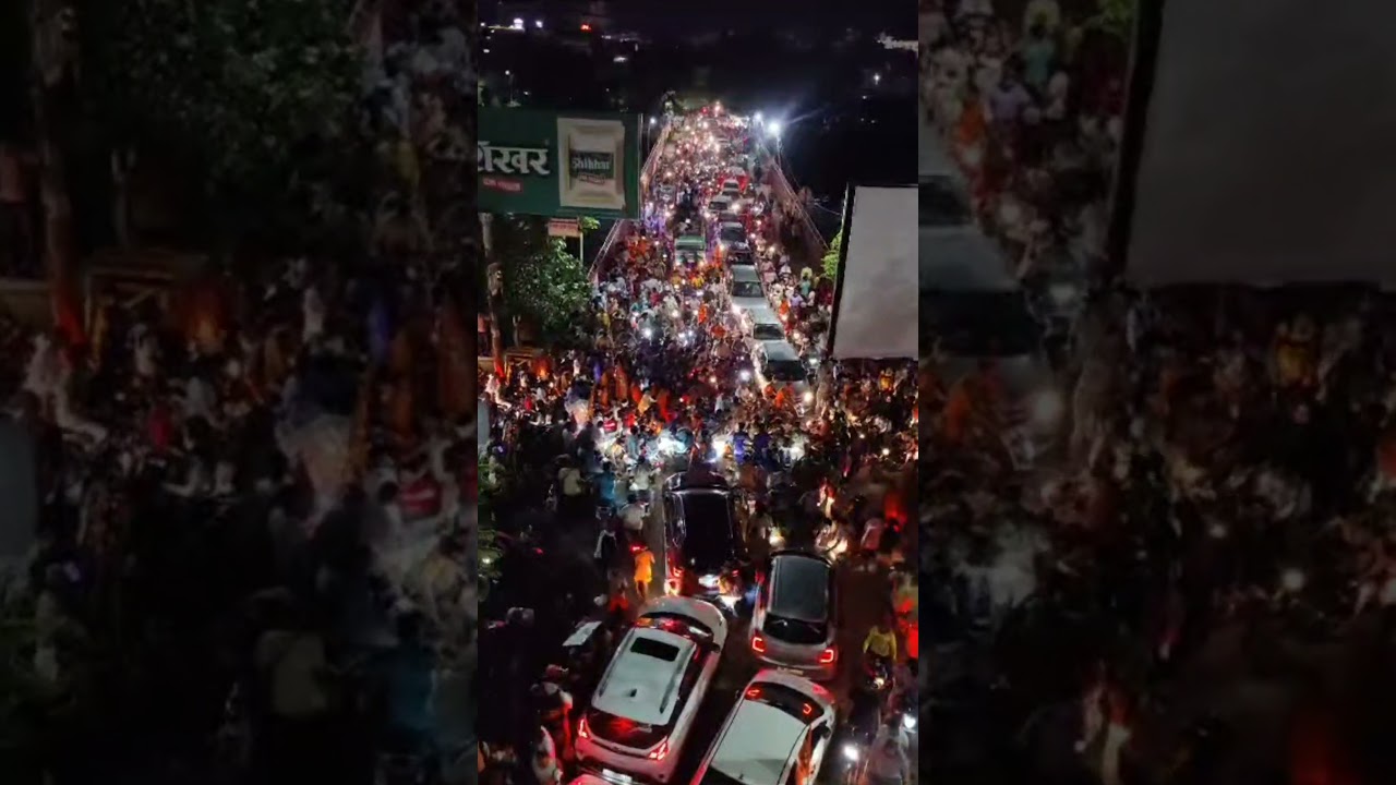 Kawad yatra or Kanwar yatra#Haridwar#Ganga🙏
