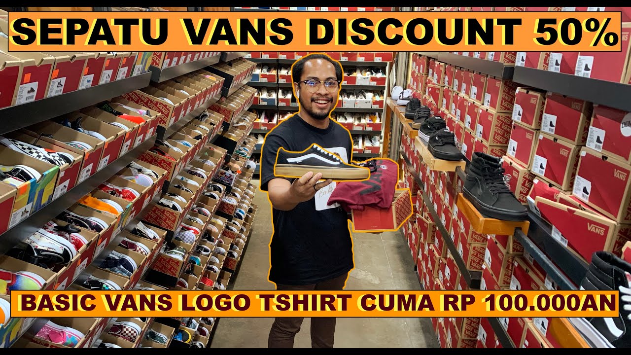 VANS OUTLET : SEPATU VANS DISINI MURAH BANGET // VINELAND PREMIUM OUTLET ORLANDO