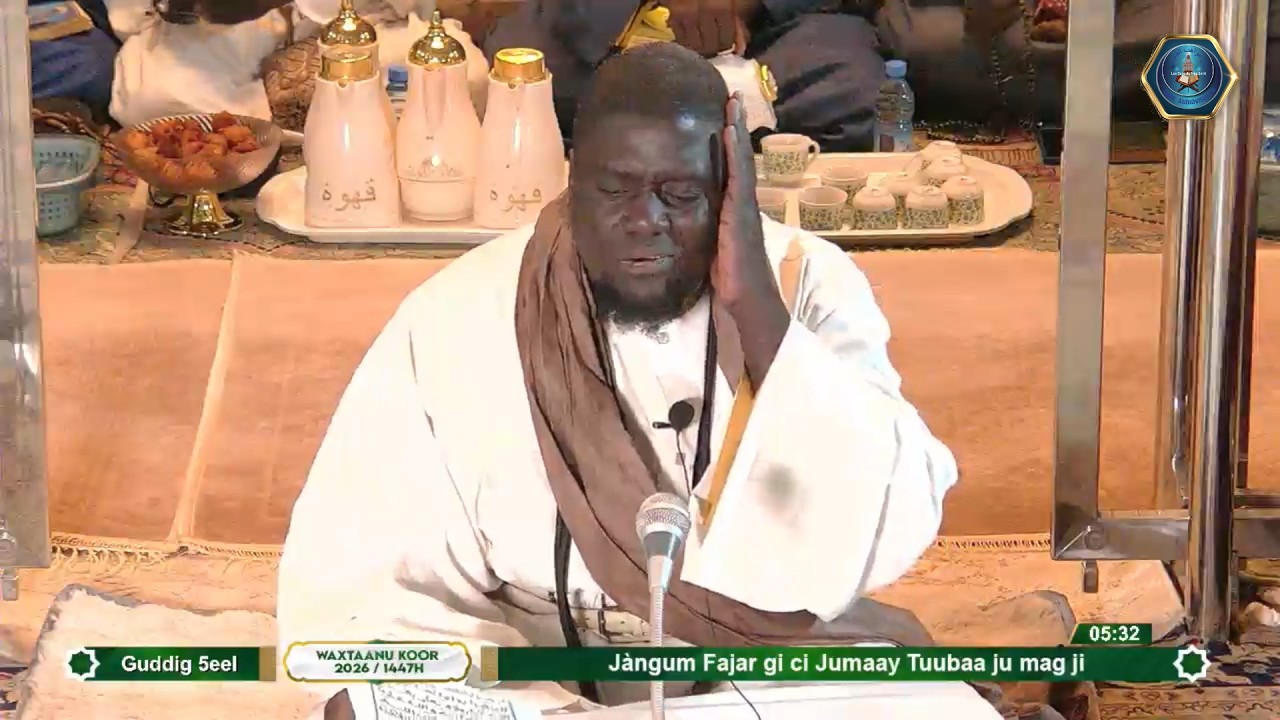[🔴DIRECT ] Grande Mosquée de Touba | Njangum Khassida Fajar - Jour 7 Ramadan 1447H /Février 2026