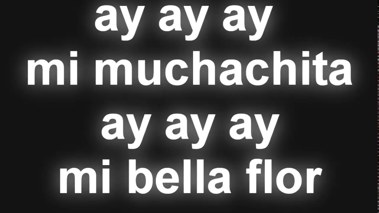 dulcemente bella letra