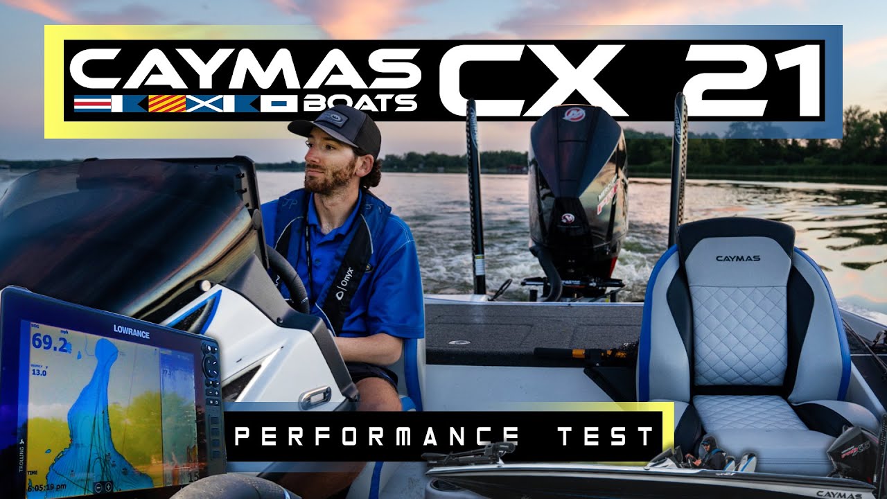 Тест производительности Caymas Boats CX 21 (МАКСИМАЛЬНАЯ СКОРОСТЬ)