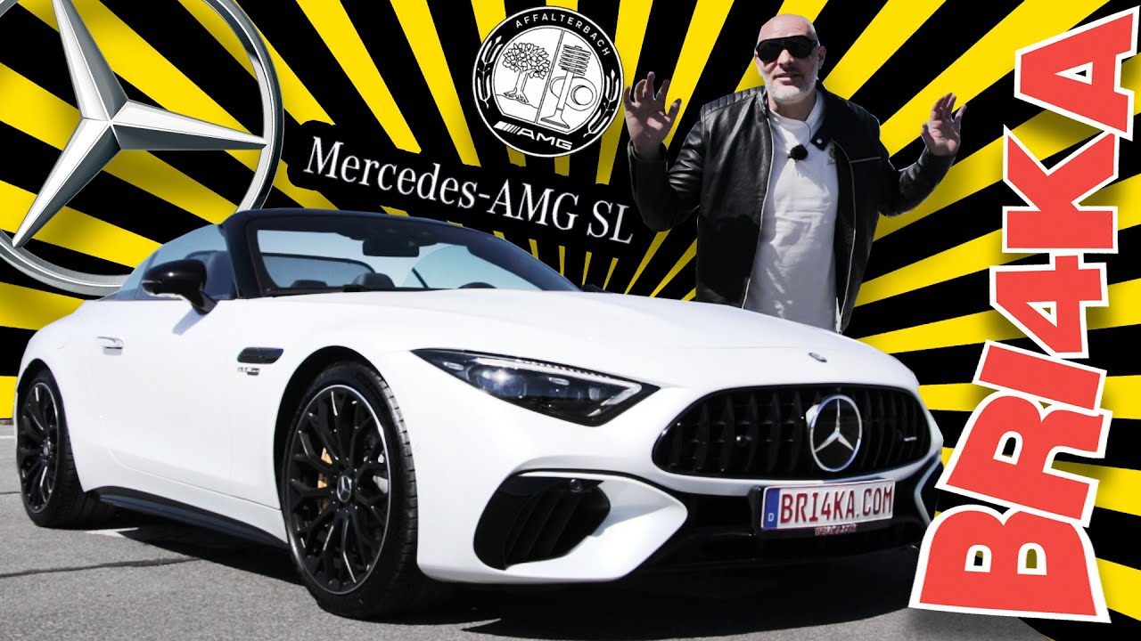 SL AMG  или Porsche?  Mercedes SL | AMG R232 | 7 Gen | Review Bri4ka