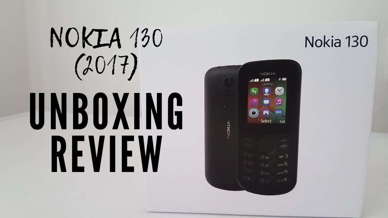 Unboxing & Review NOKIA 130 (v2017) Feature Phone