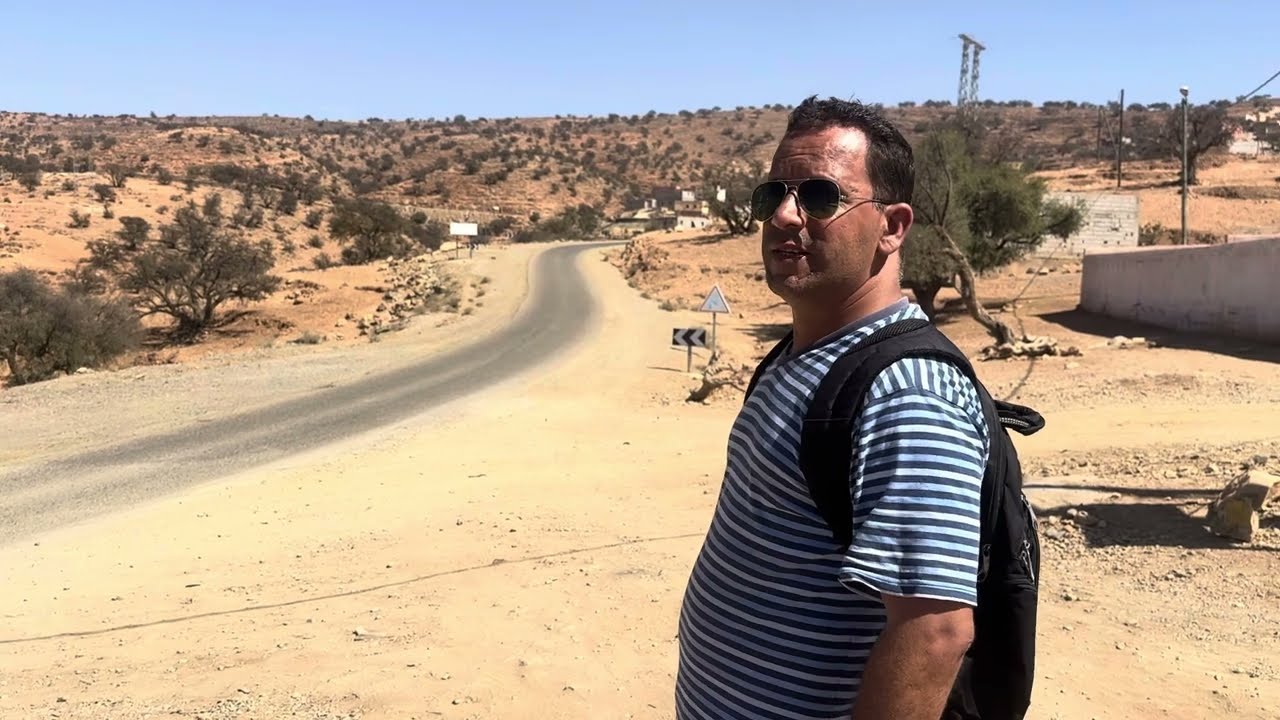 في طريق العودة الى دوار اجاريف بمنطقة اسندالن 🇲🇦 اعالي الجبال اقليم تارودانت