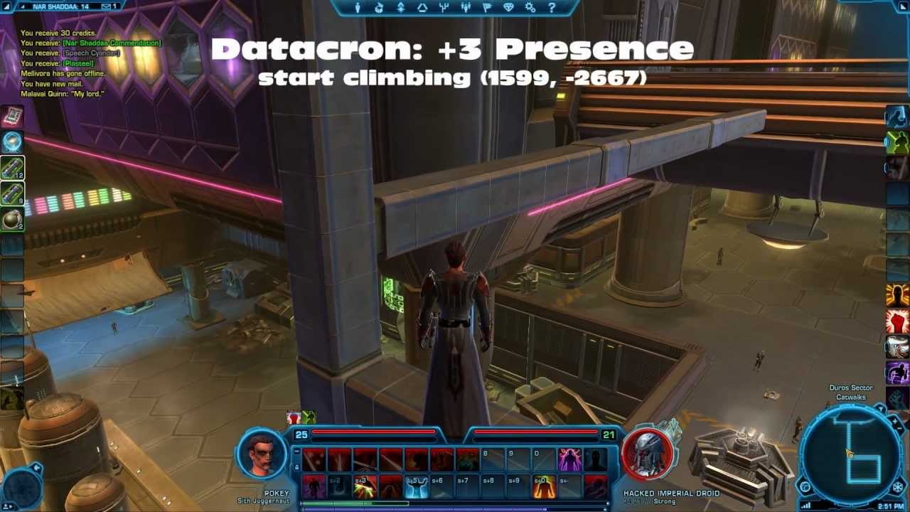 SWTOR Datacron Locations - Nar Shaddaa (Sith Empire)