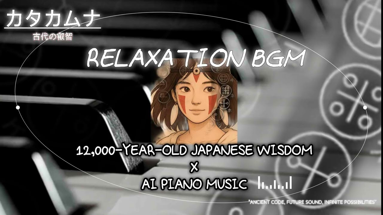 カタカムナ ピアノ音楽 🎹 神秘の響きで癒し・集中・瞑想  Katakamuna Piano Healing Music for Relax & Focus