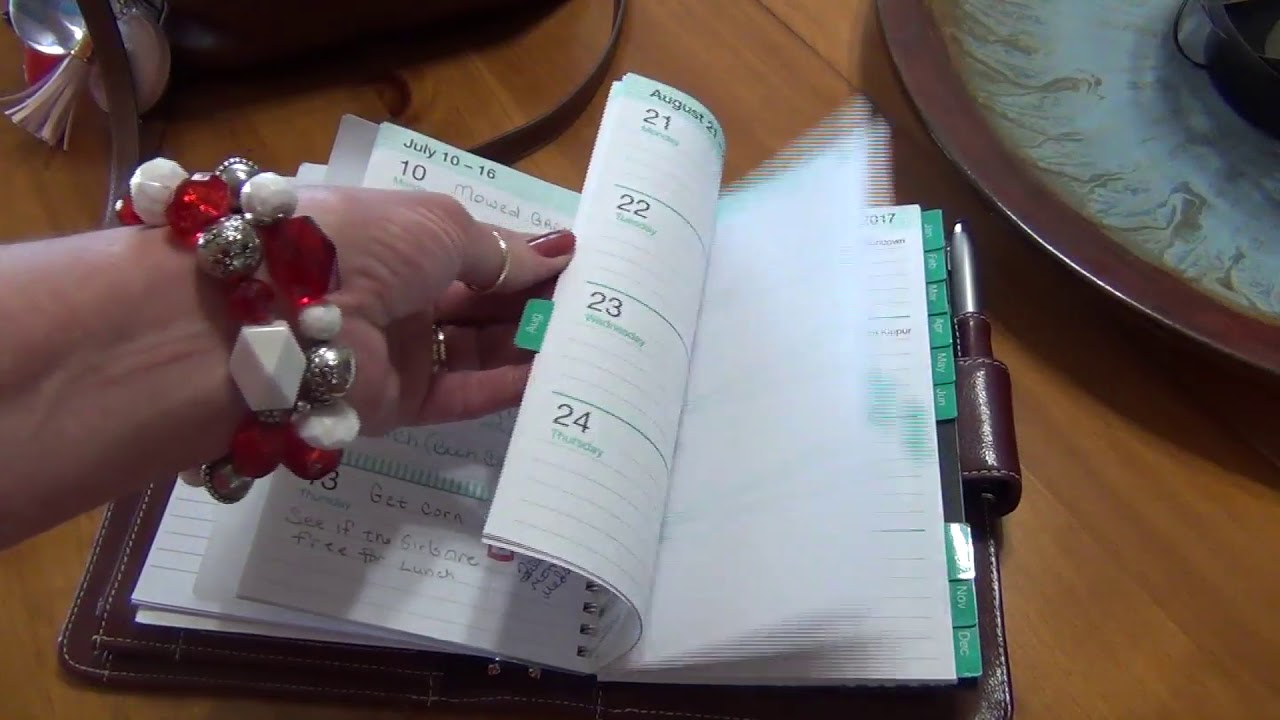 What's in my Fossil Sydney Satchel! and Frankliin Covey Planner!