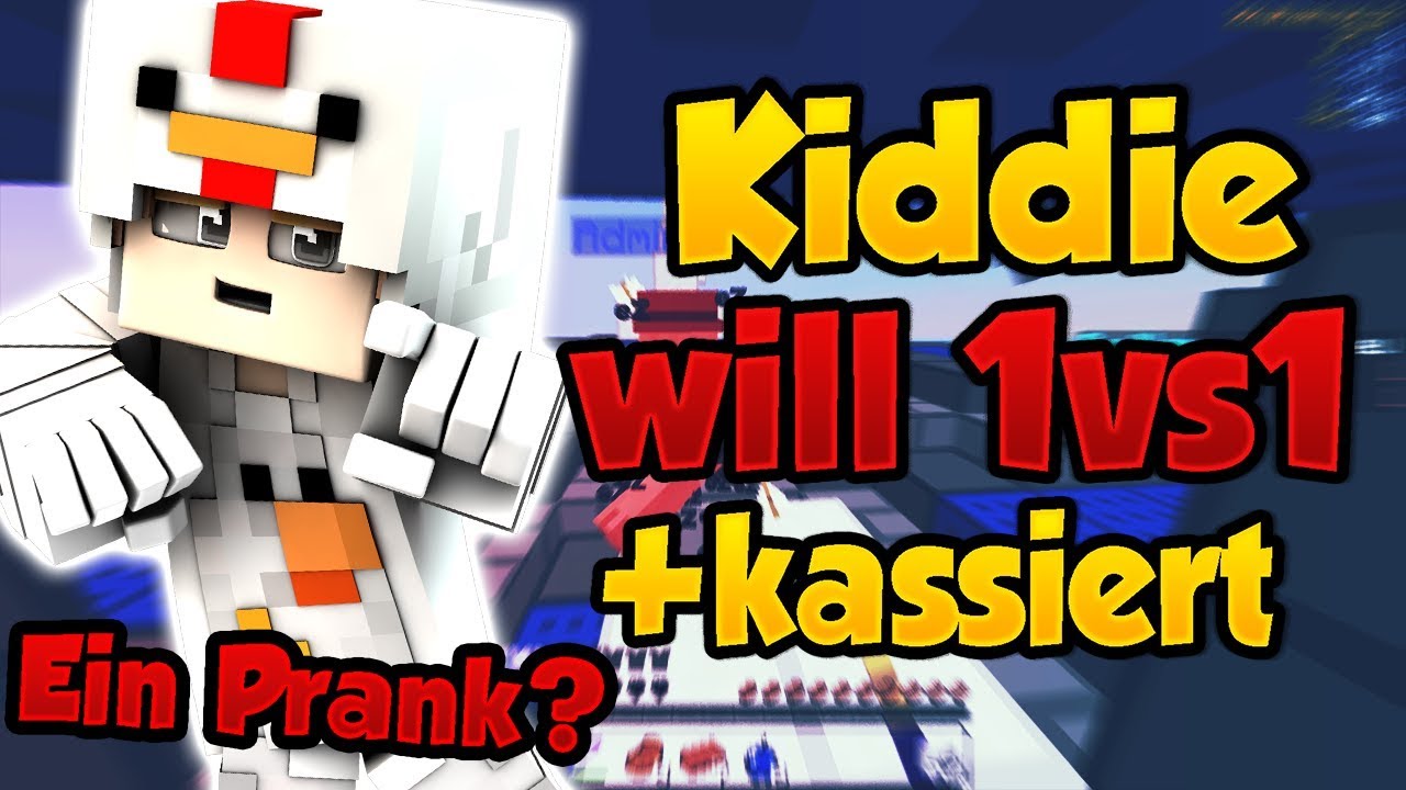 KIDDIE m&ouml;chte 1vs1 gegen MICH und PROVOZIERT! [Mega Witzig + Mega Cringe] Minecraft Bedwars