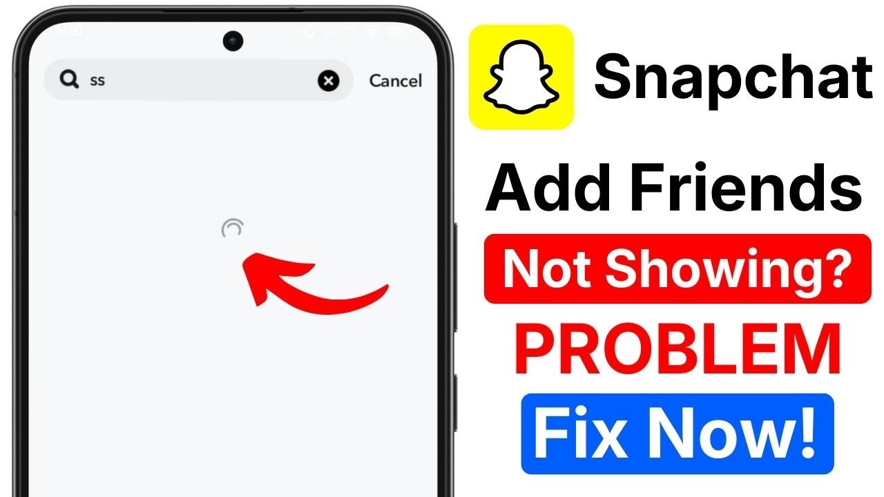 Snapchat Add Friends Not Showing | Snapchat Friends List Issue | Snapchat Add Friends Fix