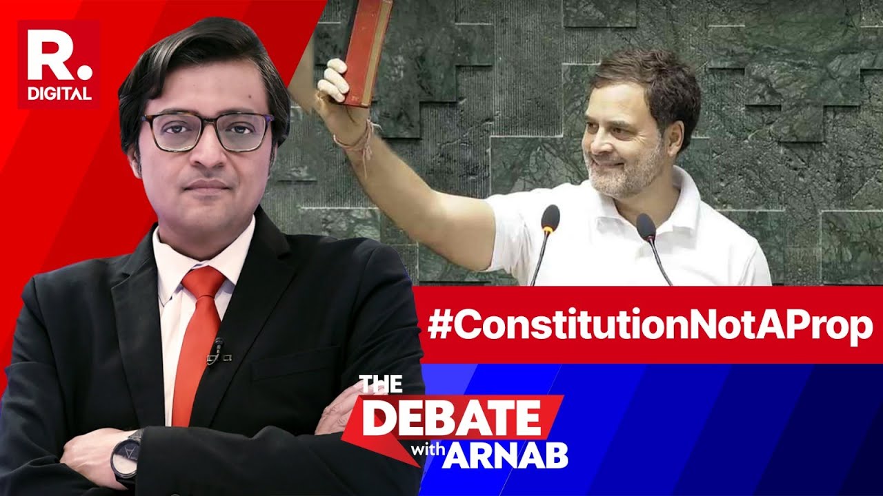 Congress Does ‘Save Constitution’ Drama But Uses Constitution As Political Prop | Arnab’s Debate