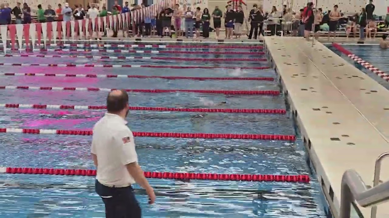 02/19/26 high school sectional preliminary. 200 IM. Lane 5 (4th from bottom)