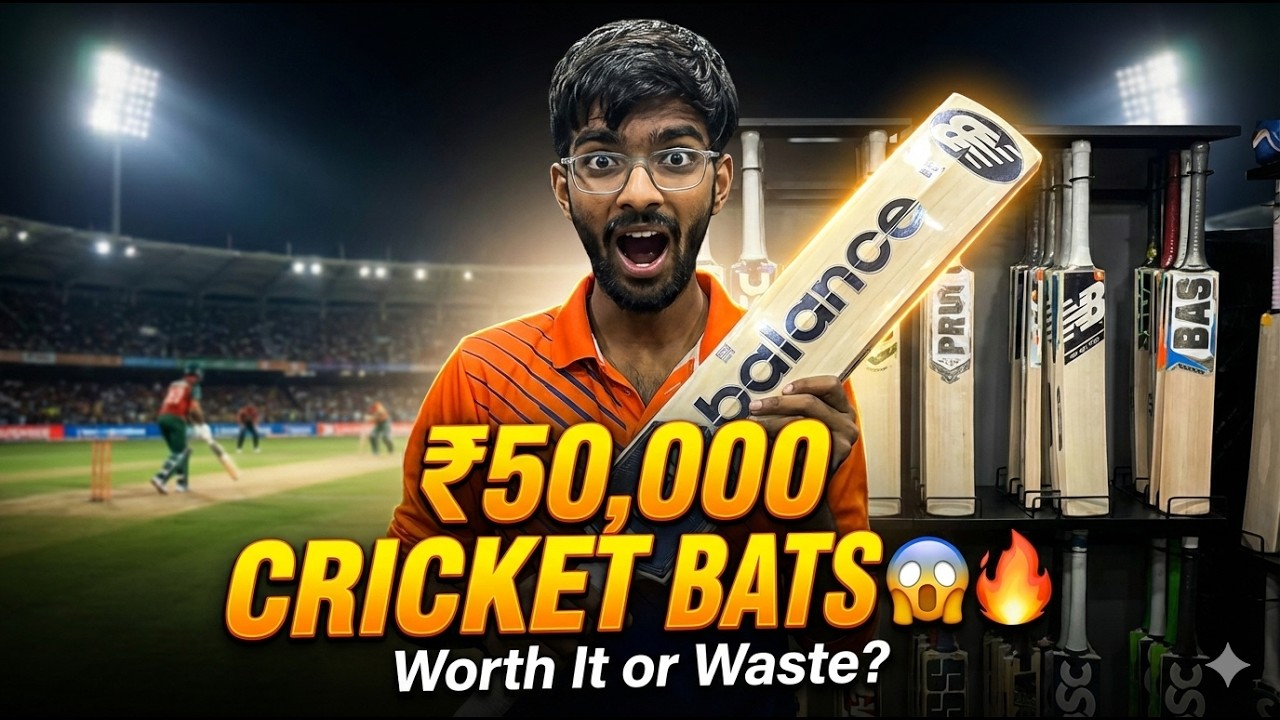 ₹50,000 Cricket Bat Shopping Vlog | Craziest Purchase Ever!