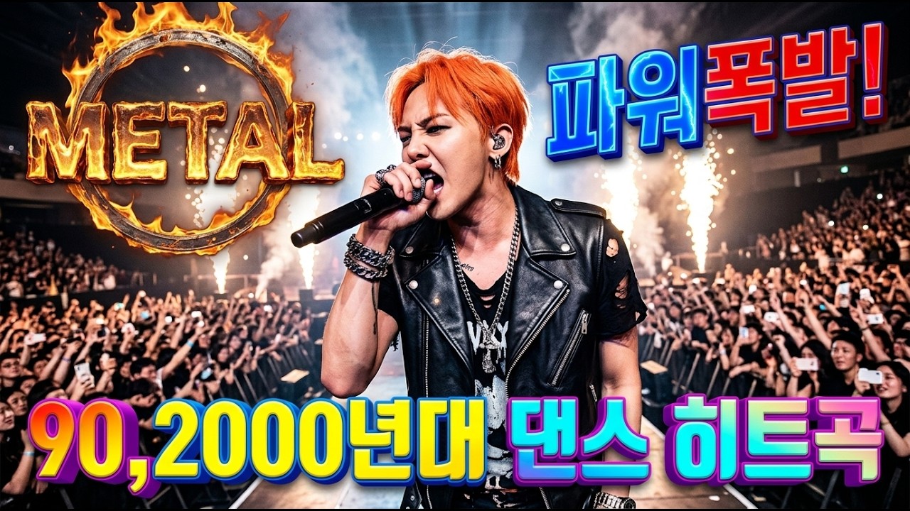 [K-Pop Rocking] 🎸 90·2000 댄스 히트곡 메탈 커버 플레이리스트 | 텐션 폭발!