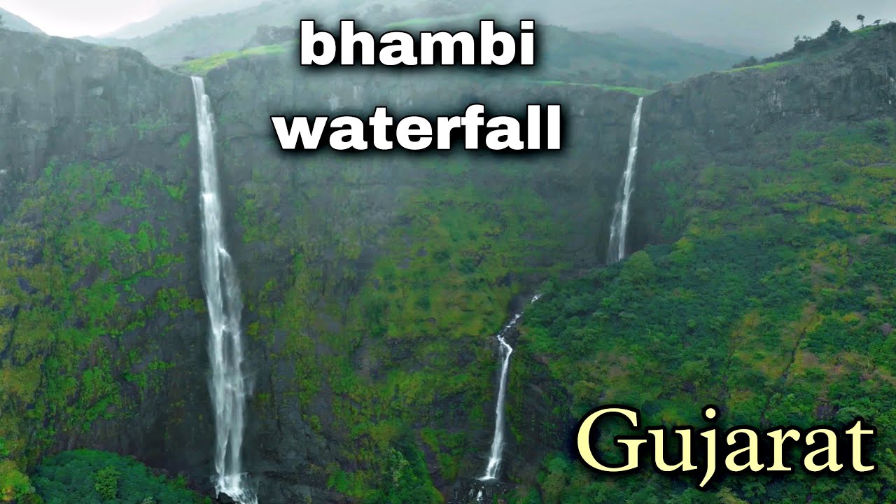 amazing waterfall of gujarat 🤩🤩🤩 | bhambi waterfall