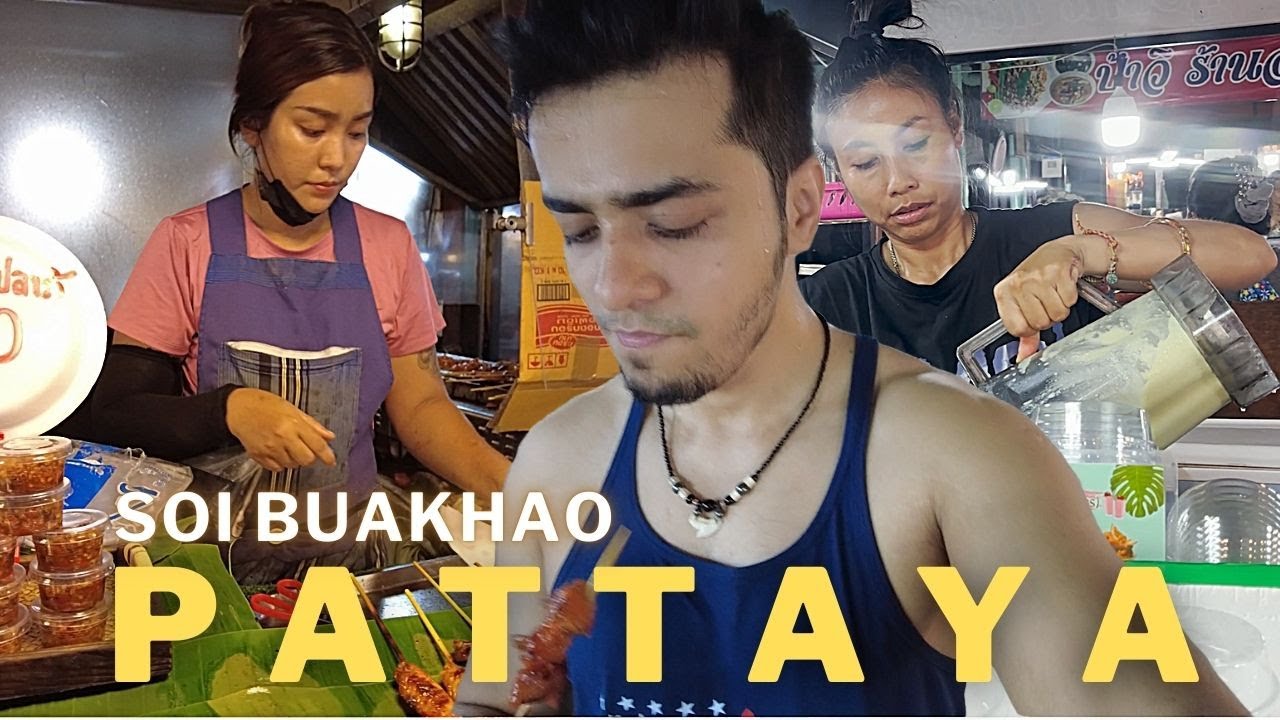 This Market In Soi Buakhao, Pattaya Is Run By Women Vendors| Pattaya Street Food & Night Market|Ep-2