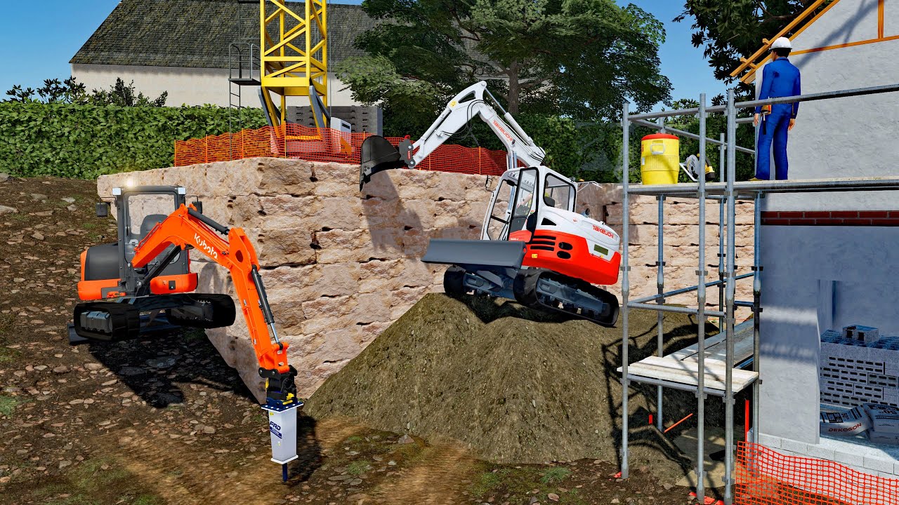 FS22 - Map Geiselsberg TP 018🚧👷🏽 - Public Work - Forestry, Farming and Construction - 4K