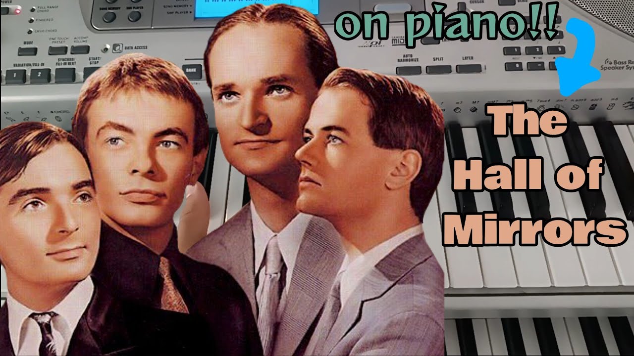 Kraftwerk - The Hall of Mirrors | Keyboard Piano Cover | Elektro Dark