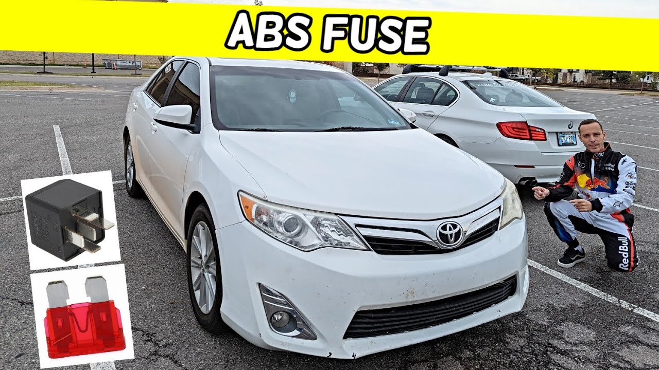 Расположение предохранителя ABS TOYOTA CAMRY, предохранитель тормозной системы ABS 2012 2013 2014