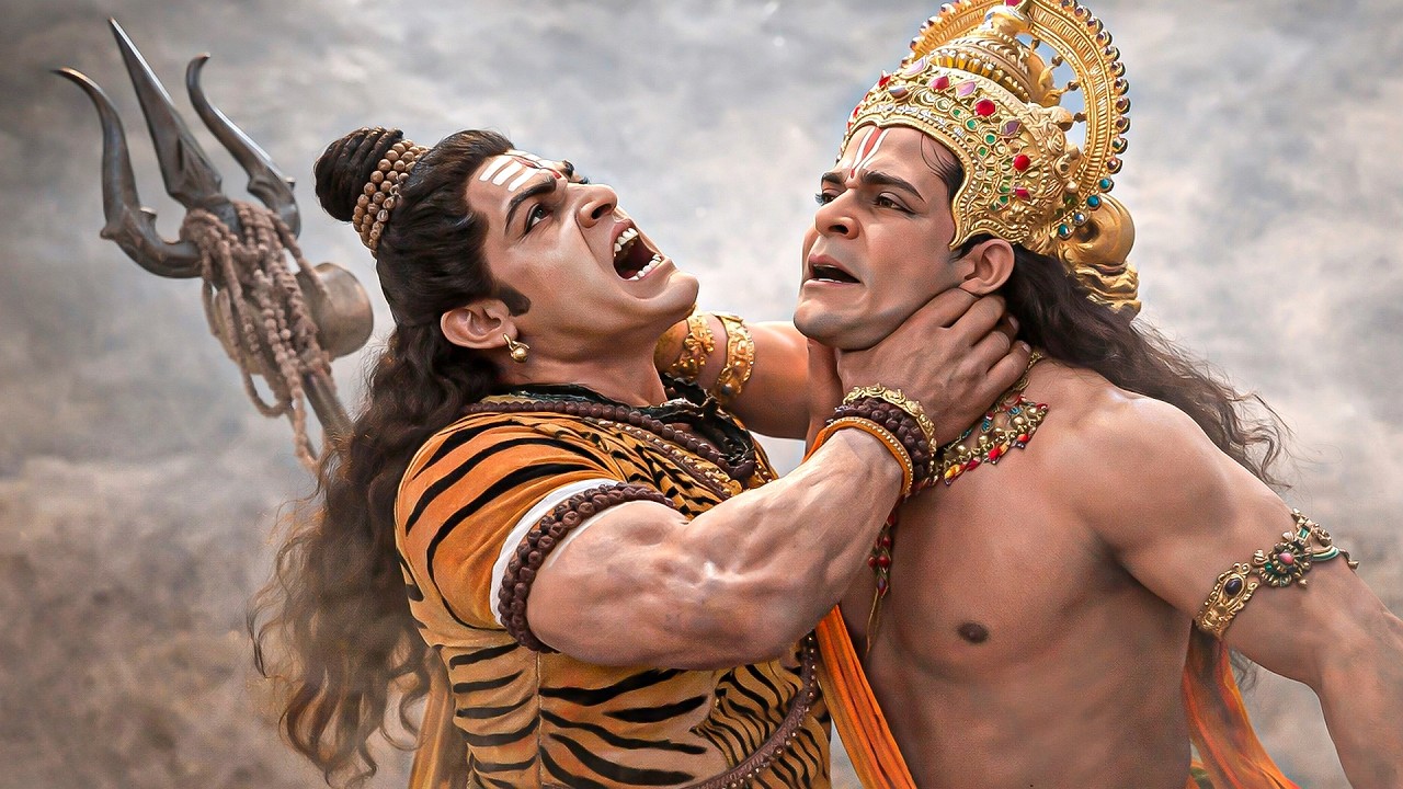 हनुमान जी क्रोध में आकर महादेव का गला दबाए    || संकटमोचन महाबली हनुमान ||