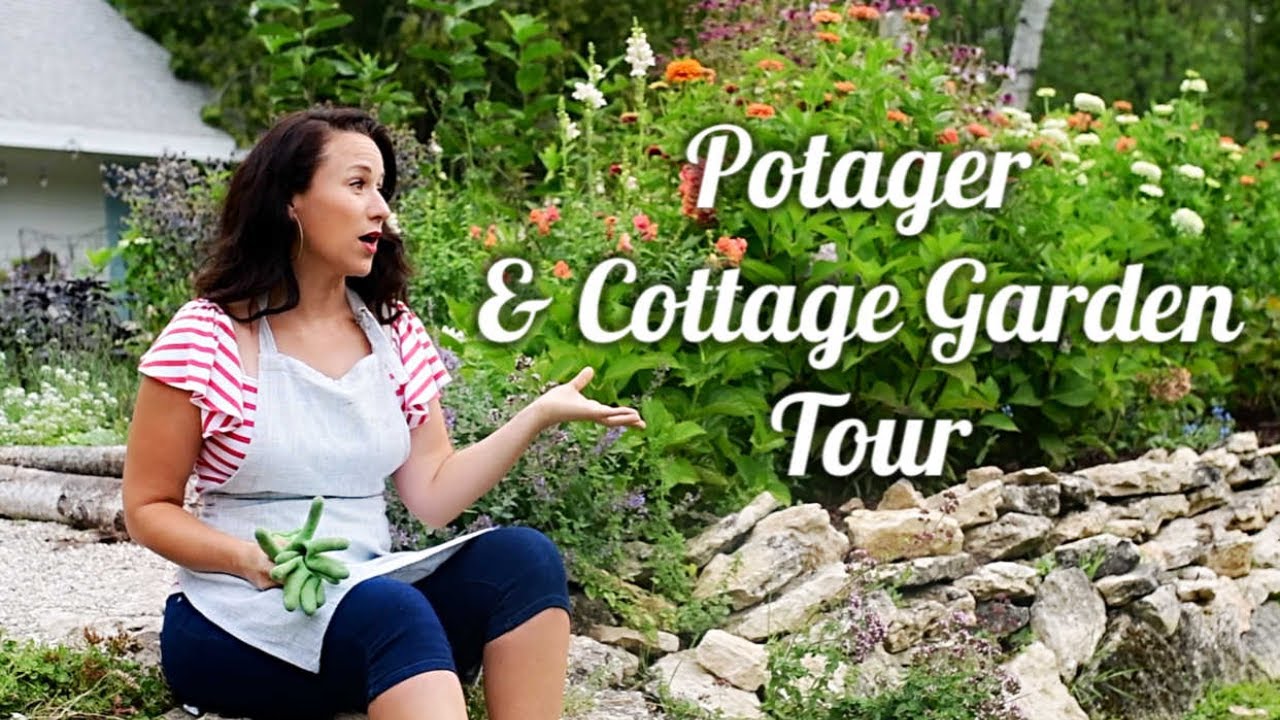 Summer Garden Tour | BEFORE & AFTER! | FRENCH FARMHOUSE | POTAGER | Cottage Garden