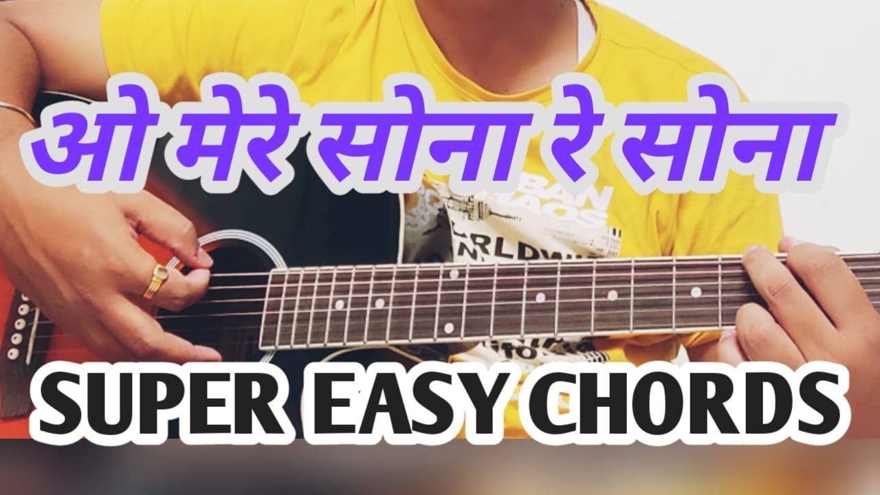 O Mere Sona Re Guitar Tutorial | Asha Bhosle Mohammed Rafi | Easy Tutorial with Chords & Strumming