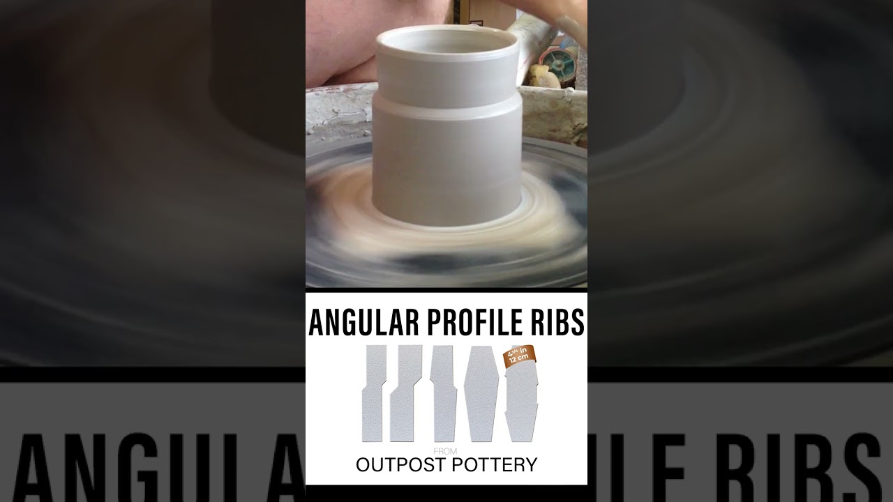 New Angular Profile Pottery Ribs from Outpost Pottery