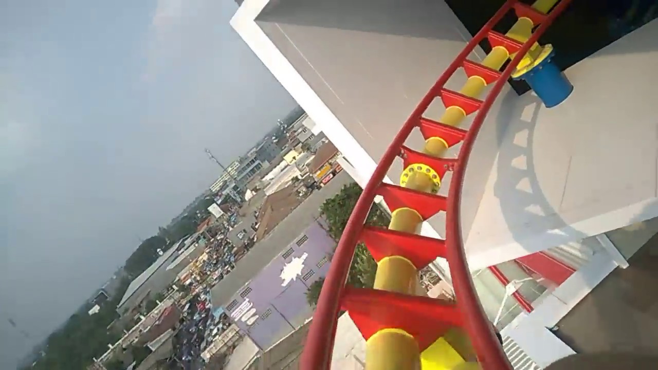 Mencoba Wahana Roller Coaster di Transmart Depok - Jawa Barat