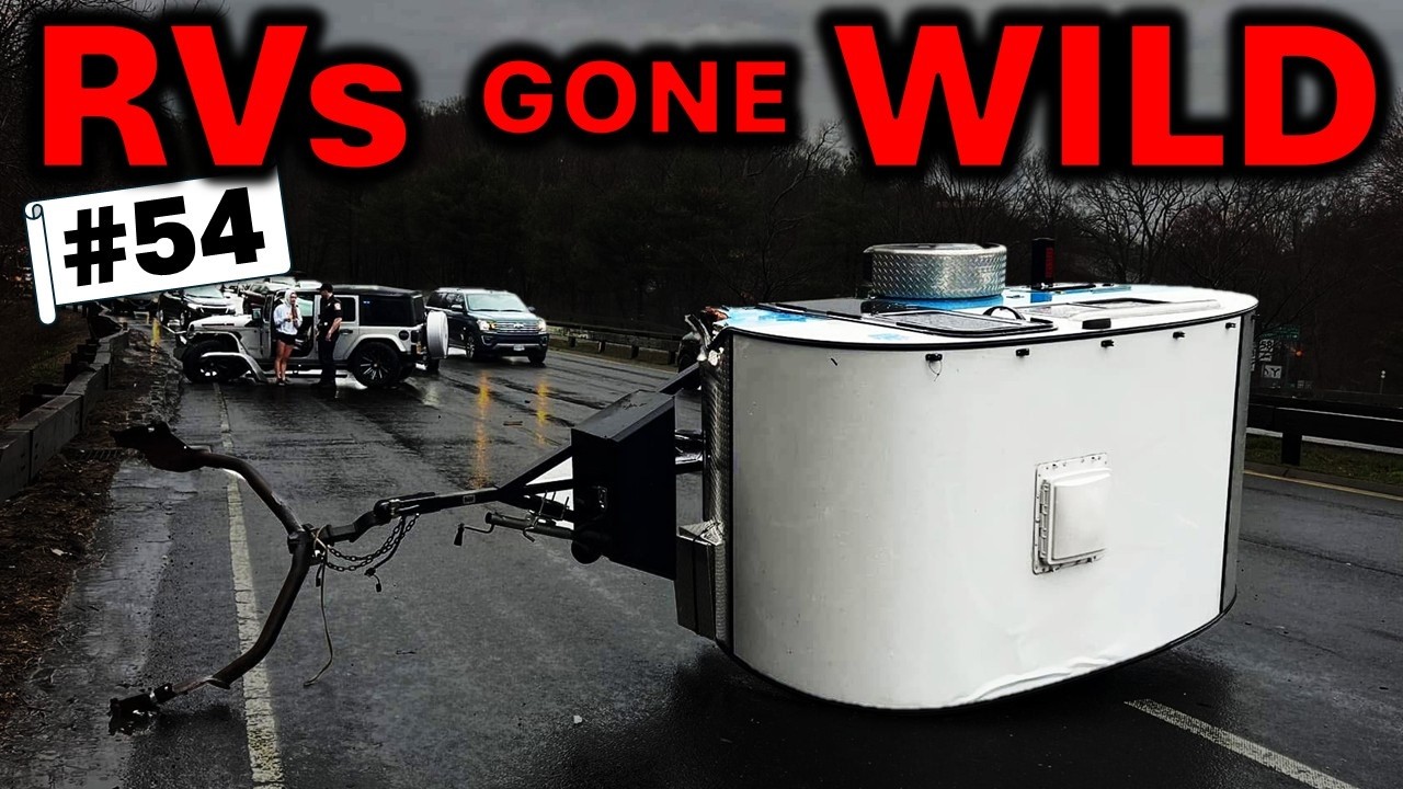RVs Gone Wild #54 Последний эпизод 3 Автодома и авария большегрузных автомобилей, Винтажное безум...