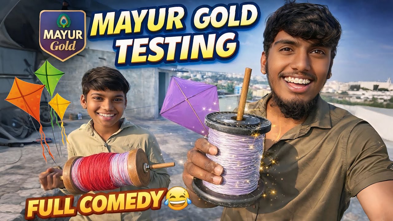 Mayur Gold Manja Testing with Tangus 2026 🪁 | Ultimate Kite Cutting Test | Best or Not? #trending 