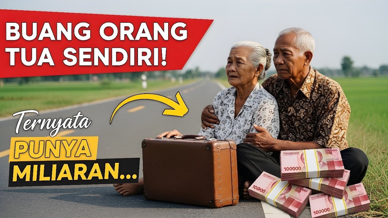 DIBUANG seperti GELANDANGAN! Orang Tua ini menyimpan RAHASIA KEKAYAAN yang bikin anaknya MENANGIS