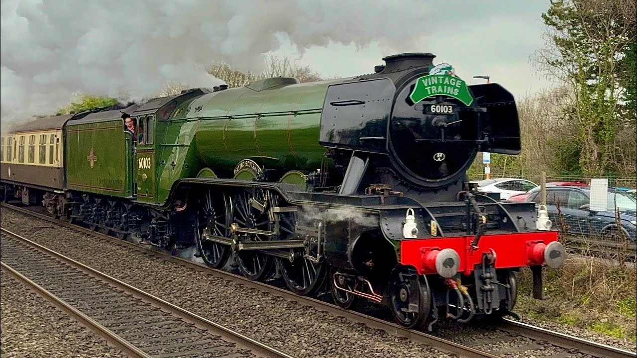 LNER A3 60103 ‘Flying Scotsman’ At SPEED On The Mainline - 19/02/26 (4K)